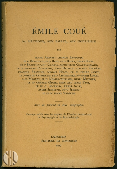 Afbeeldingen van Émile Coué, sa méthode, son esprit, son influence