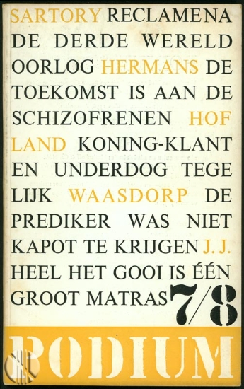 Afbeeldingen van Podium. Jg. 18, nr. 7/8