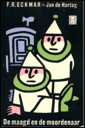 Afbeeldingen van De maagd en de moordenaar. Omslag Dick Bruna