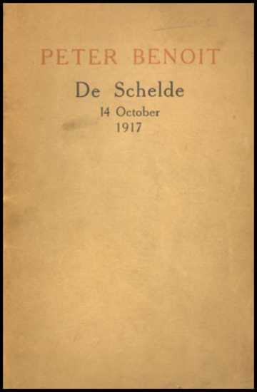 Afbeeldingen van Peter Benoit De Schelde 14 October 1917