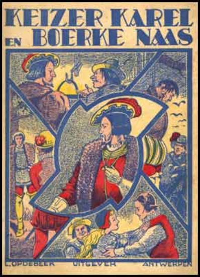 Afbeeldingen van Keizer Karel en Boerke Naas