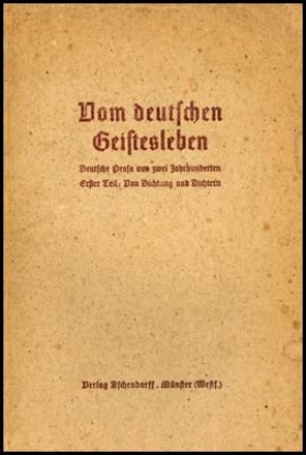 Afbeeldingen van Vom deutschen Geistesleben