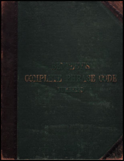Afbeeldingen van Bentley's Complete Phrase Code Numbered