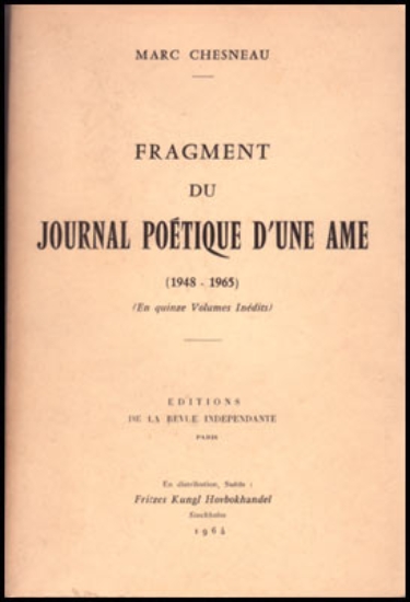 Afbeeldingen van Fragment Du Journal Poétique D'Une Ame (1948 - 1965)