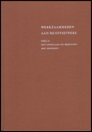 Afbeeldingen van Werkzaamheden aan de offsetpers 