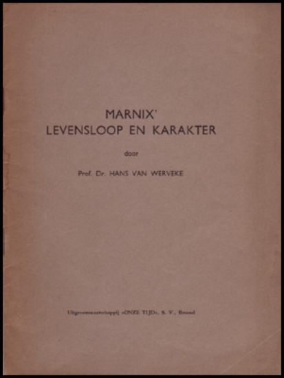Afbeeldingen van Marnix' Levensloop En Karakter