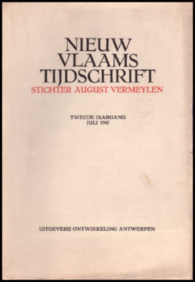 Afbeeldingen van Nieuw Vlaams Tijdschrift. Tweede Jaargang.