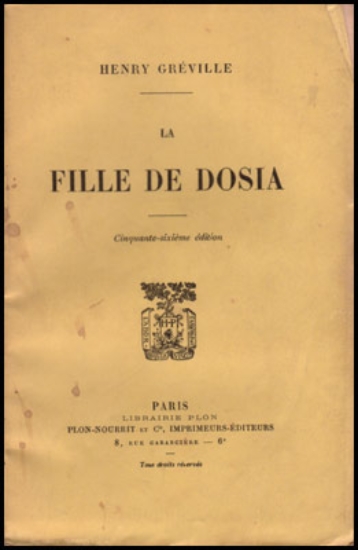 Afbeeldingen van La fille de Dosia