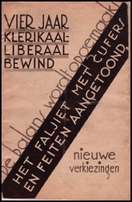 Afbeeldingen van Vier jaar klerikaal-liberaal bewind - nieuwe verkiezingen