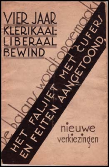 Afbeeldingen van Vier jaar klerikaal-liberaal bewind - nieuwe verkiezingen