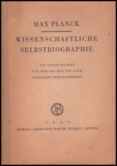 Afbeeldingen van Wissenschaftliche Selbstbiographie