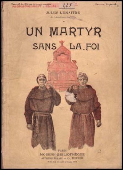 Afbeeldingen van Un Martyr Sans La Foi