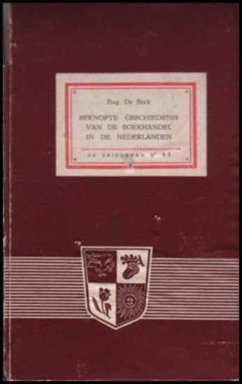 Afbeeldingen van Beknopte geschiedenis van de boekhandel in de Nederlanden