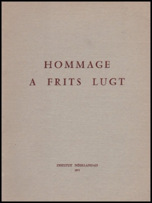 Afbeeldingen van Hommage A Frits Lugt