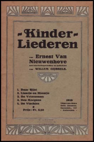 Afbeeldingen van Vijf Kinderliederen