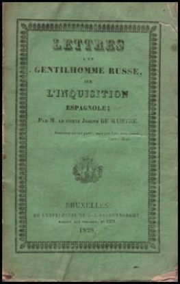 Afbeeldingen van Lettres A Un Gentilhomme Russe, Sur L'Inquisition Espagnole