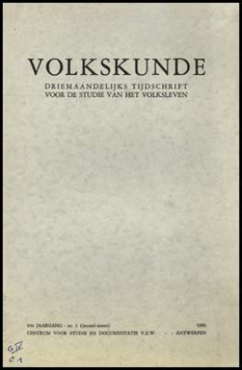 Afbeeldingen van Volkskunde. Jg 84, nr.1