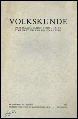 Afbeeldingen van Volkskunde. Jg 84, nr.2