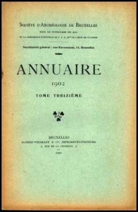 Afbeeldingen van Annuaire de la societé royale de archeologie de Bruxelles, tome XIII