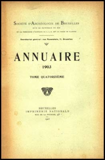 Afbeeldingen van Annuaire de la societé royale de archeologie de Bruxelles, tome XIV