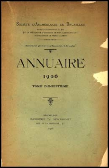 Afbeeldingen van Annuaire de la societé royale de archeologie de Bruxelles, tome XVII