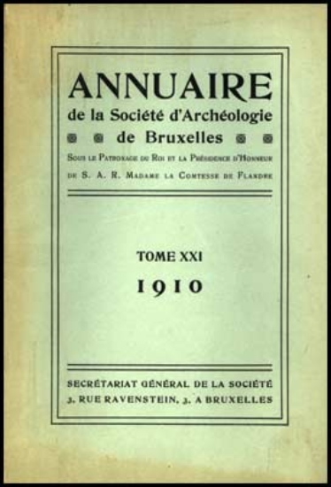 Afbeeldingen van Annuaire de la societé royale de archeologie de Bruxelles, tome XXI