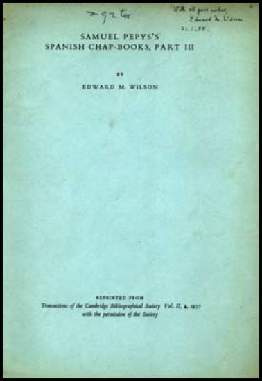 Afbeeldingen van Samuel Pepys s Spanish Chap-Books, Part III