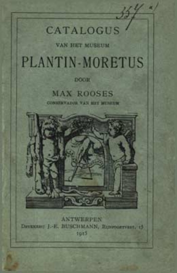 Afbeeldingen van Catalogus van het Museum Plantin-Moretus