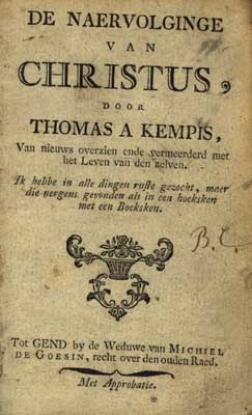 Afbeeldingen van De Naervolginge van Christus