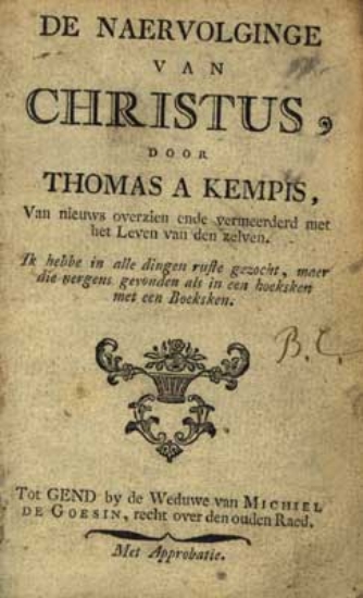 Afbeeldingen van De Naervolginge van Christus