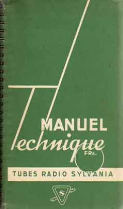 Afbeeldingen van Manuel Technique - Tubes Radio Sylvania