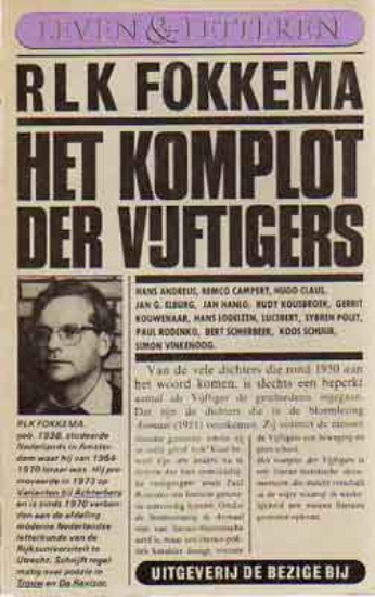 Afbeeldingen van Het komplot der vijftigers. Een literair-historische documentaire