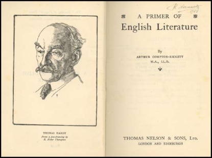 Afbeeldingen van A Primer Of English Literature