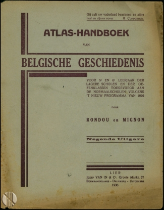 Afbeeldingen van Atlas-Handboek van Belgische Gechiedenis