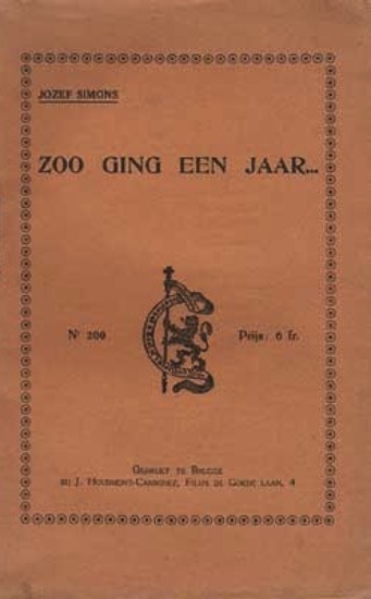 Afbeeldingen van Zoo ging een jaar...