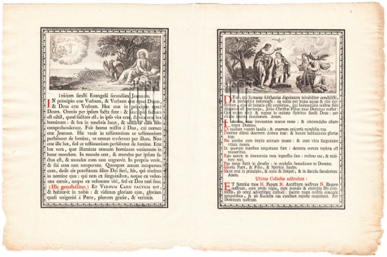 Afbeeldingen van Initium Sancti Evangelii Secundum Johannem