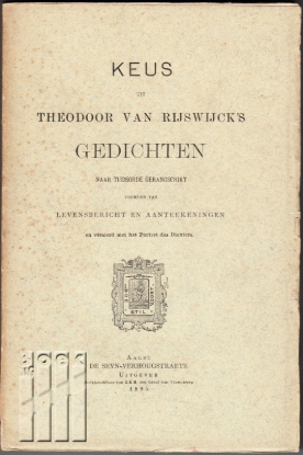 Afbeeldingen van Keus uit Theodoor Van Rijswijck's Gedichten