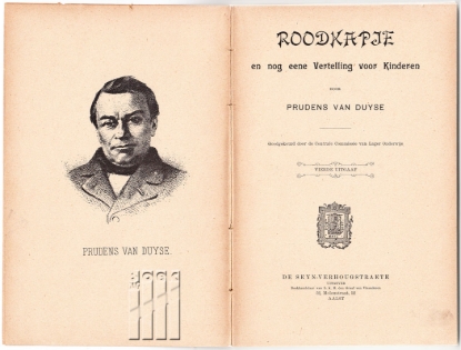 Afbeeldingen van Roodkapje en nog eene Vertelling voor Kinderen. Plaatjes van GASTON VALLAEYS