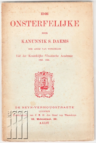 Afbeeldingen van De Onsterfelijke. De Toekomst der Kerk in Tafereelen uit haar verleden
