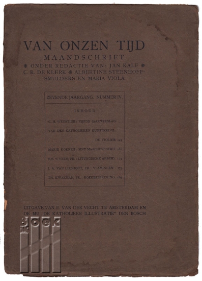 Afbeeldingen van Van onzen tijd. Maandschrift. Zevende jaargang. Nummer IV