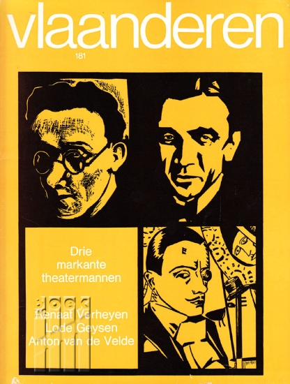 Afbeeldingen van Vlaanderen. Jg. 30, nr. 181. Drie markante theatermannen