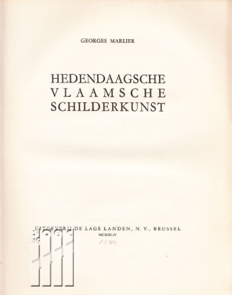 Afbeeldingen van Hedendaagsche Vlaamsche Schilderkunst