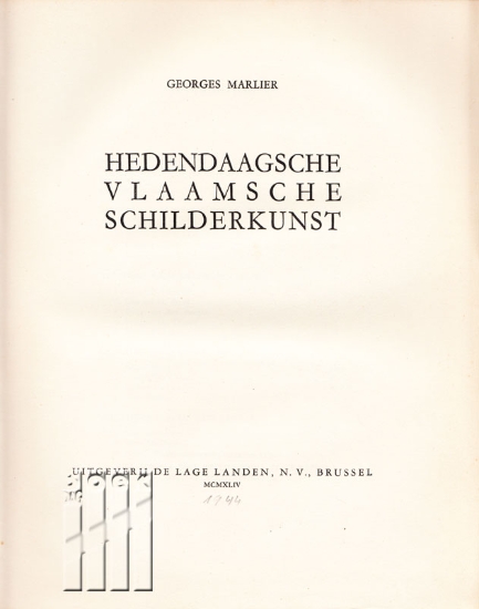 Afbeeldingen van Hedendaagsche Vlaamsche Schilderkunst