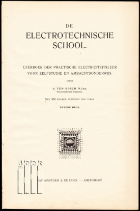 Afbeeldingen van De electrotechnische school 