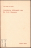 Afbeeldingen van Analytische bibliografie van Dr. Rob. Roemans. Gesigneerd