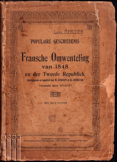Afbeeldingen van Populaire geschiedenis der Fransche Omwenteling van 1848 en der Tweede Republiek