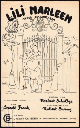 Afbeeldingen van Lili Marleen. Onder de lantaarn