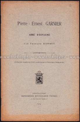 Afbeeldingen van Pierre-Ernest Garnier. Abbé d' Eenaeme