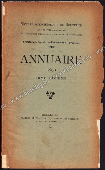 Afbeeldingen van Annuaire de la société royale de archeologie de Bruxelles, tome X
