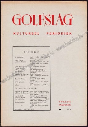 Afbeeldingen van Golfslag. Jg. 2, nr. 1. 1947